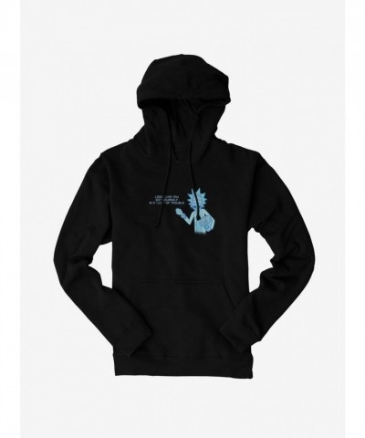 Rick And Morty Lick Of Trouble Men's Heavyweight Fleece Hoodie