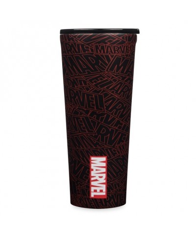 Corkcicle Marvel Logo Stainless Steel Tumbler - 24 oz Capacity