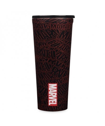 Corkcicle Marvel Logo Stainless Steel Tumbler - 24 oz Capacity