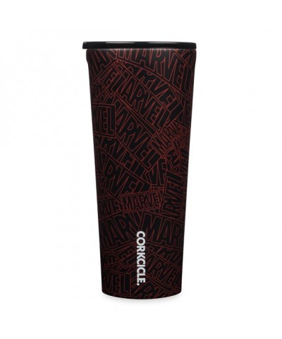 Corkcicle Marvel Logo Stainless Steel Tumbler - 24 oz Capacity