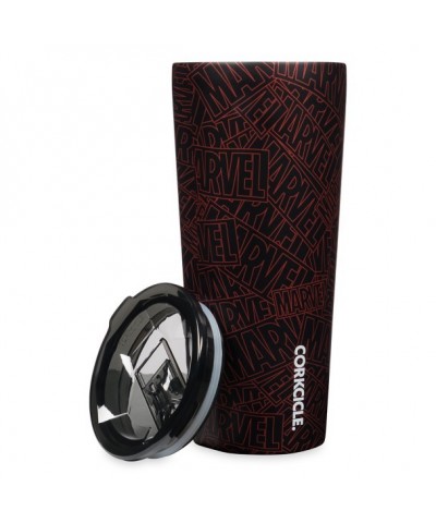 Corkcicle Marvel Logo Stainless Steel Tumbler - 24 oz Capacity