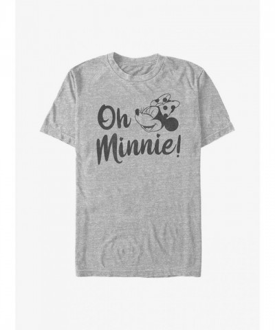 Disney Grey Minnie Mouse Oh Minnie Unisex T-Shirt