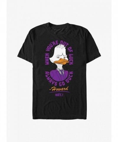 Marvel Howard The Duck T-Shirt - Always Go Duck Men's Black