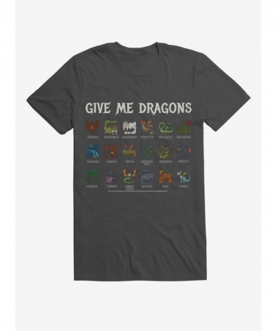 Extra Soft How To Train Your Dragon Grey T-Shirt for Men