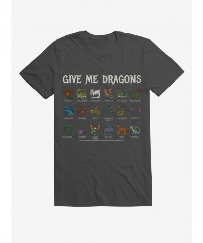 Extra Soft How To Train Your Dragon Grey T-Shirt for Men