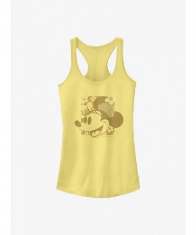 Disney Groovy Girls Minnie Mouse Tank Top - Yellow Junior Size