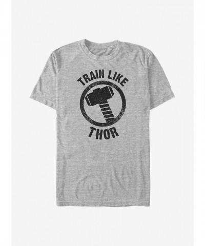 Thor-Inspired Training T-Shirt - Grey Men's Size