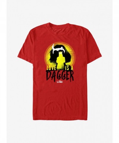 Marvel Loki Love Is A Dagger Lightweight Cotton T-Shirt for Men