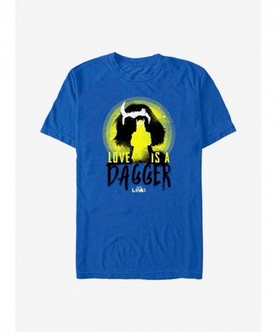 Marvel Loki Love Is A Dagger Lightweight Cotton T-Shirt for Men
