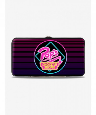 Riverdale Hinged Wallet - Stylish Vegan Leather & Stainless Steel