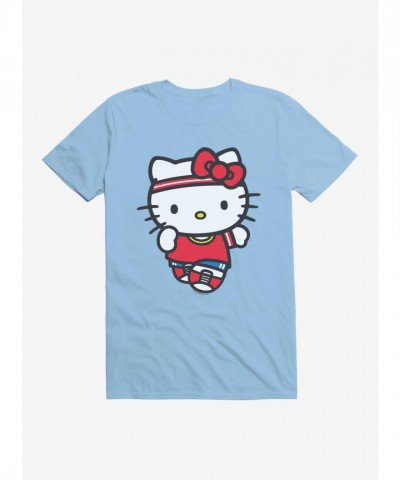 Hello Kitty Speed Run Unisex T-Shirt - Blue