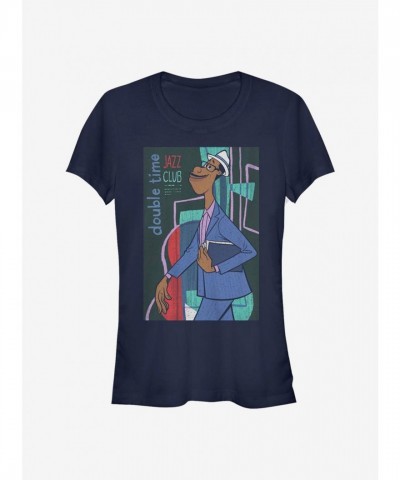 Disney Pixar Soul Girls Lightweight Cotton T-Shirt - Blue