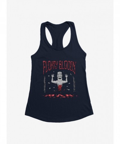 Rick and Morty Girls Floaty Bloody Man Tank Top