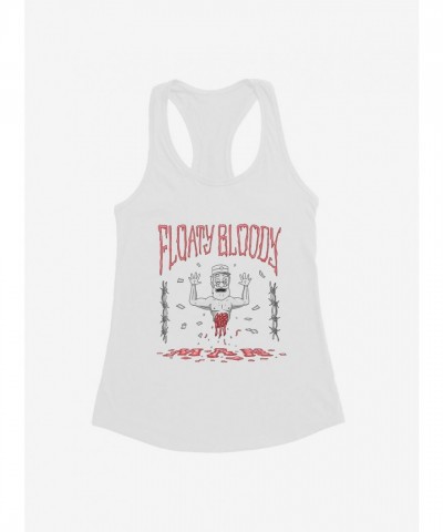 Rick and Morty Girls Floaty Bloody Man Tank Top