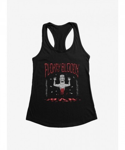 Rick and Morty Girls Floaty Bloody Man Tank Top