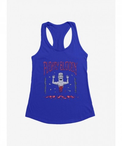 Rick and Morty Girls Floaty Bloody Man Tank Top