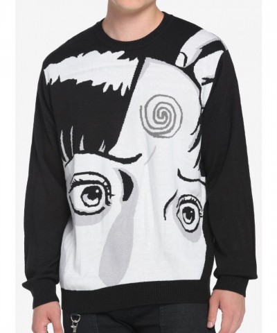 Junji Ito Uzumaki Graphic Knit Sweater for Men