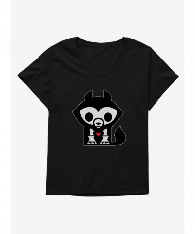 Skelanimals Jae Wolf Girls Plus Size T-Shirt