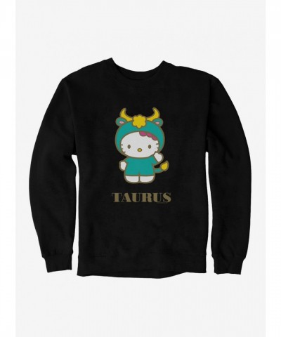 Hello Kitty Taurus Sign Men's Cotton Sweatshirt