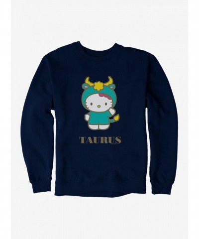 Hello Kitty Taurus Sign Men's Cotton Sweatshirt