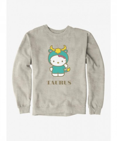 Hello Kitty Taurus Sign Men's Cotton Sweatshirt