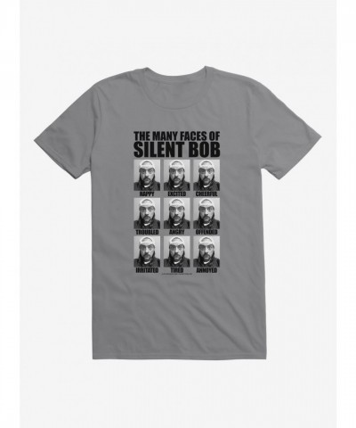 Jay And Silent Bob Reboot T-Shirt - Silent Bob's Many Faces