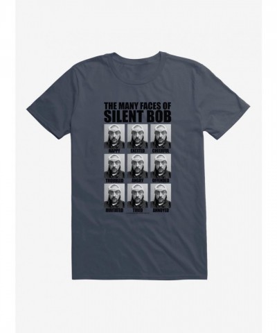 Jay And Silent Bob Reboot T-Shirt - Silent Bob's Many Faces