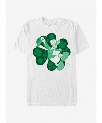 Disney Lightweight Donald Duck Lucky Duck T-Shirt - Men's White