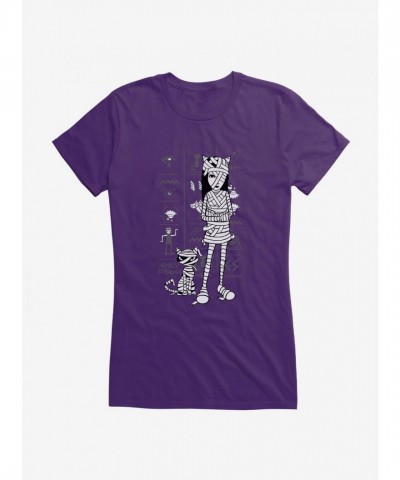 Emily Strange Egyptian Mummies Lightweight Cotton Girls T-Shirt