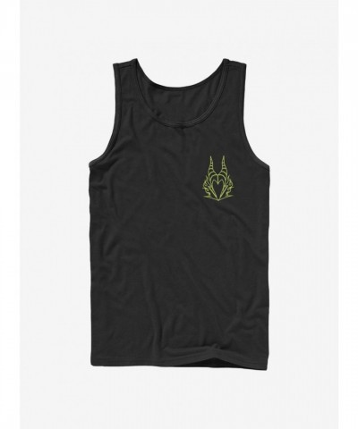 Disney Little Mal Pocket Tank Top - Men's Black Cotton Tee