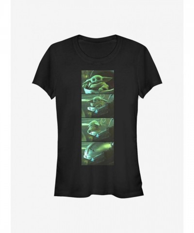 Mandalorian The Child Girls T-Shirt - Lightweight Cotton for Star Wars Fans