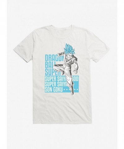 Dragon Ball Super SSGSS Goku Soft Cotton T-Shirt - Unisex White