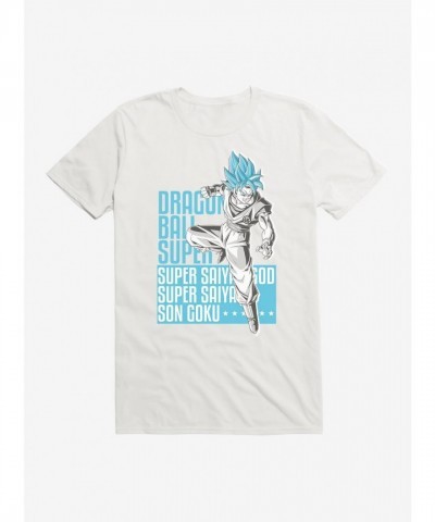 Dragon Ball Super SSGSS Goku Soft Cotton T-Shirt - Unisex White