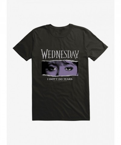 Wednesday Eyes No Tears Graphic T-Shirt - Black Unisex