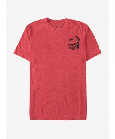 Disney Vintage Cheshire Cat T-Shirt for Men - Red