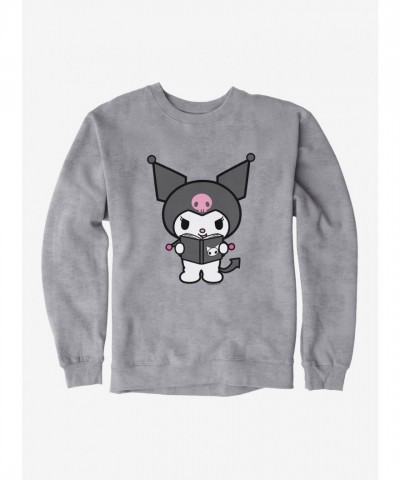 Kuromi Cozy Reading Sweatshirt for Men