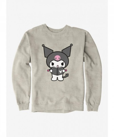 Kuromi Cozy Reading Sweatshirt for Men