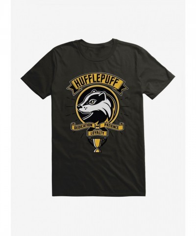 Harry Potter Hufflepuff Badger Patch T-Shirt for Men