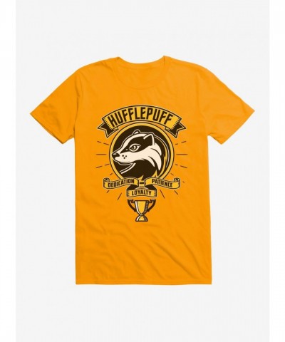 Harry Potter Hufflepuff Badger Patch T-Shirt for Men