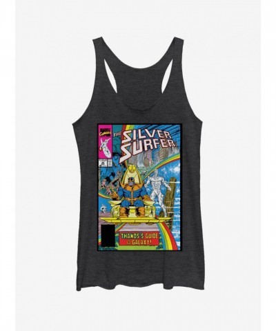 Marvel Girls' Galaxy Guide Tank Top - Black