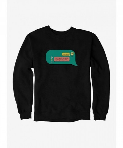 SpongeBob SquarePants Text Bubble Sweatshirt for Men