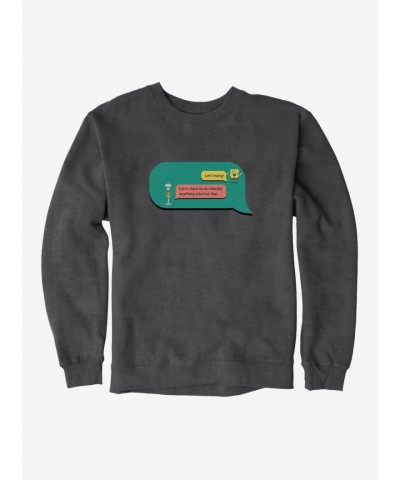 SpongeBob SquarePants Text Bubble Sweatshirt for Men