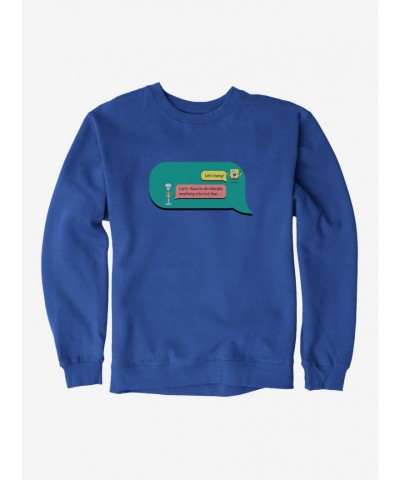 SpongeBob SquarePants Text Bubble Sweatshirt for Men