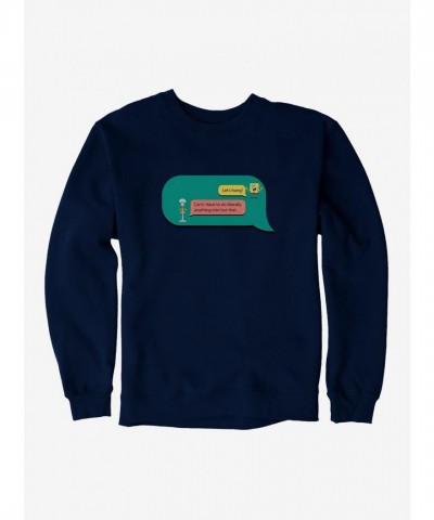 SpongeBob SquarePants Text Bubble Sweatshirt for Men