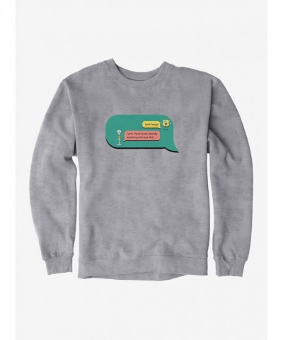 SpongeBob SquarePants Text Bubble Sweatshirt for Men