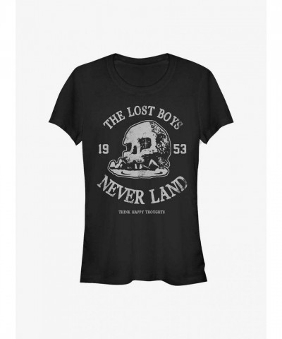 Disney Peter Pan Boys Lost Girls Lightweight T-Shirt - Black