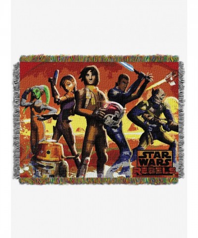 Star Wars Red Hot Rebels American Made Throw Blanket