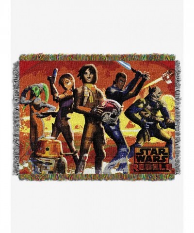 Star Wars Red Hot Rebels American Made Throw Blanket