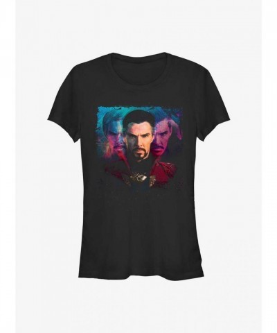 Marvel Dr. Strange Strange Space T-Shirt for Girls - Black