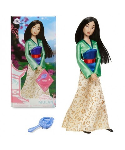 Mulan Classic Deluxe Doll 11 1/2'' with Sparkling Costume
